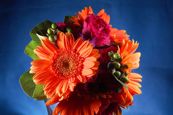 buchet de mireasa din flori rustice
